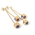 Louis Vuitton Book le Reille Pandan Gambling Earrings Chain Dice Motif — view 3