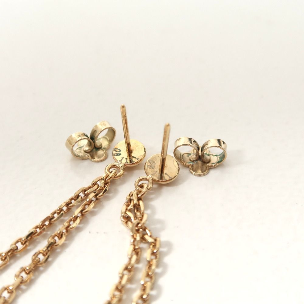 Louis Vuitton Book le Reille Pandan Gambling Earrings Chain Dice Motif — view 6