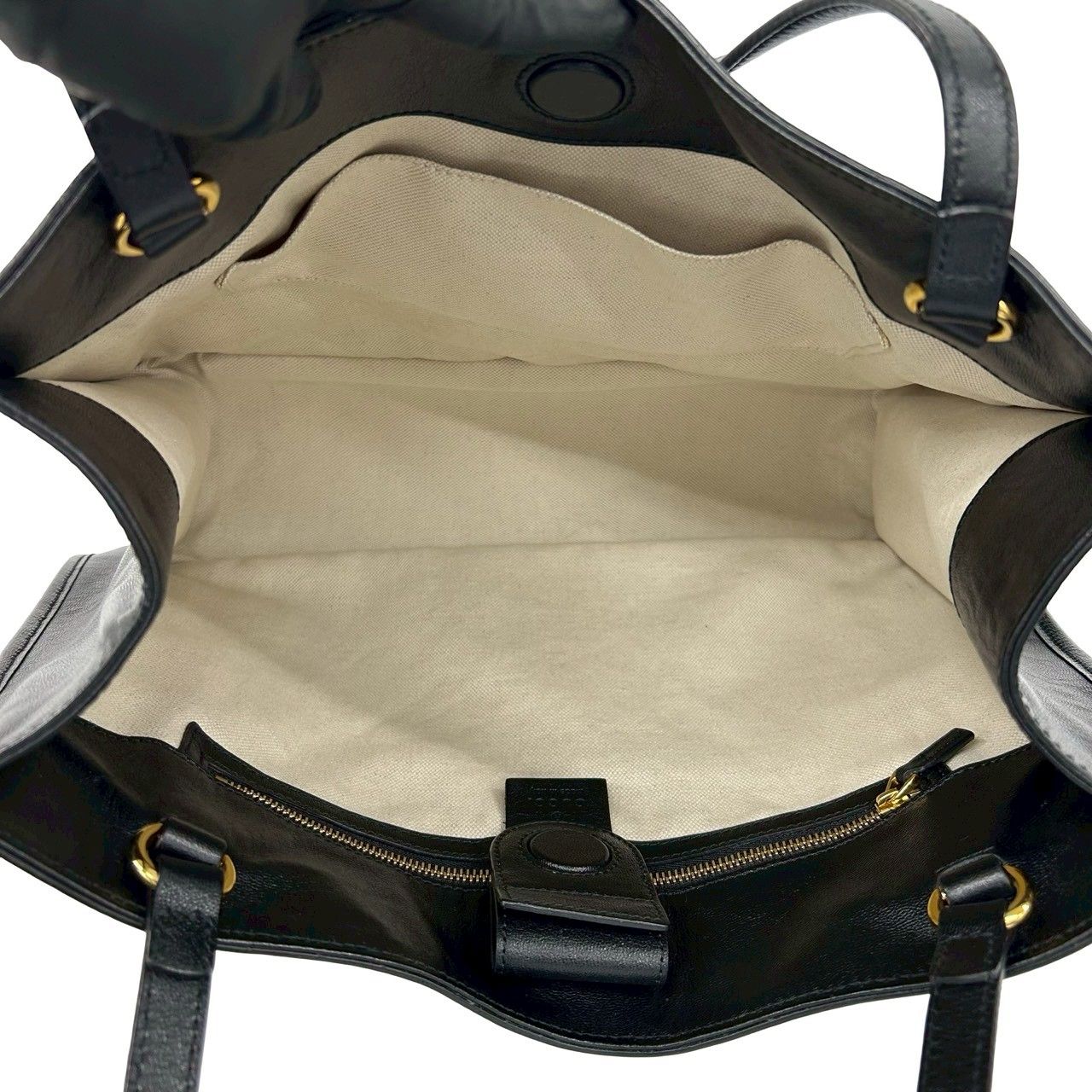 Gucci Box Horsebit Leather Tote Business Black — view 9