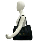 Gucci Box Horsebit Leather Tote Business Black — view 2