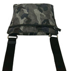 Prada Triangle Logo Camouflage Pattern Nylon Saffiano Leather Shoulder — view 4