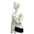 Prada Tessuto Nylon Mini Handbag Pouch Case Black — view 2