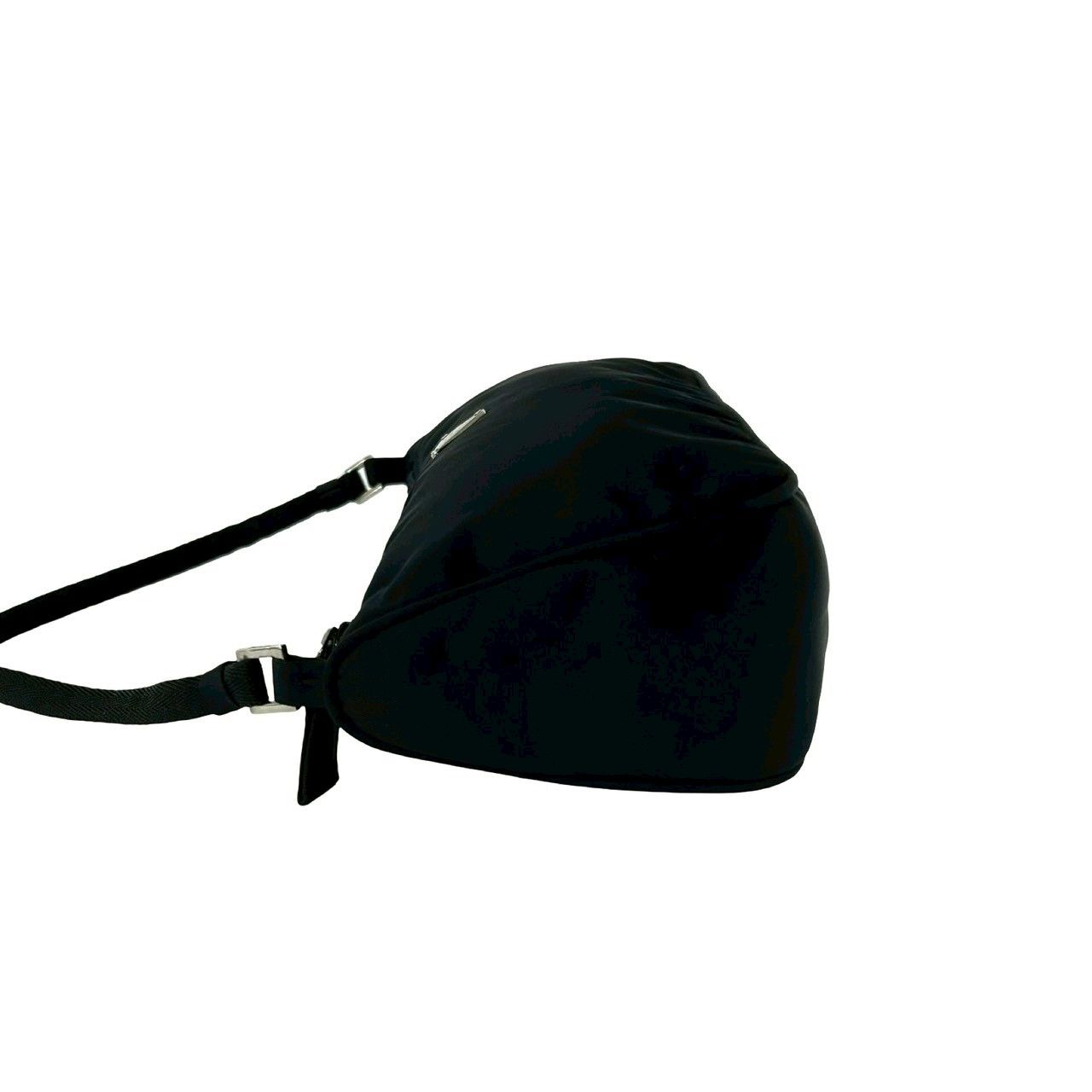 Prada Tessuto Nylon Mini Handbag Pouch Case Black — view 5