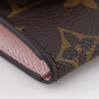 Louis Vuitton Porte-Monnaie Rosalie Monogram Canvas Rose Ballerine Coin Case — view 4