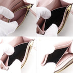Louis Vuitton Porte-Monnaie Rosalie Monogram Canvas Rose Ballerine Coin Case — view 8