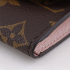Louis Vuitton Porte-Monnaie Rosalie Monogram Canvas Rose Ballerine Coin Case — view 5