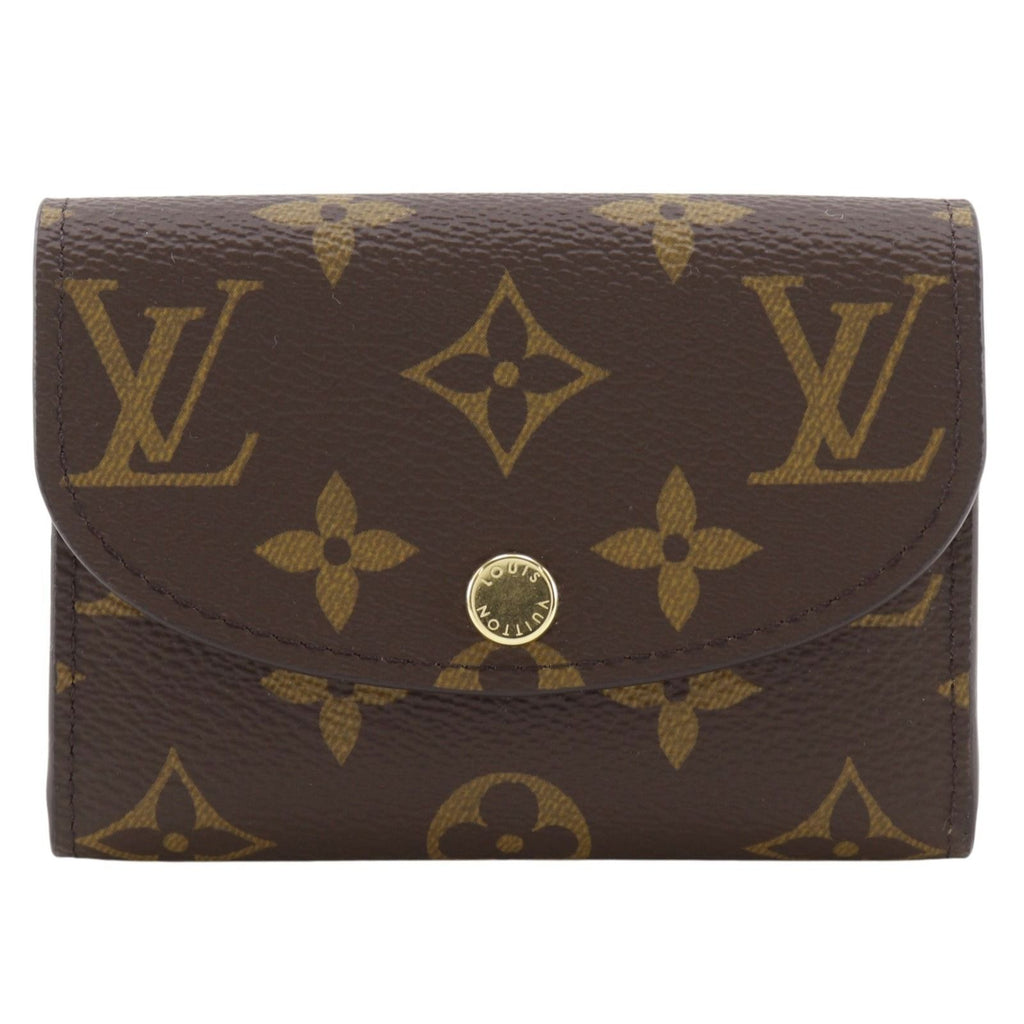 Louis Vuitton Porte-Monnaie Rosalie Monogram Canvas Rose Ballerine Coin Case
