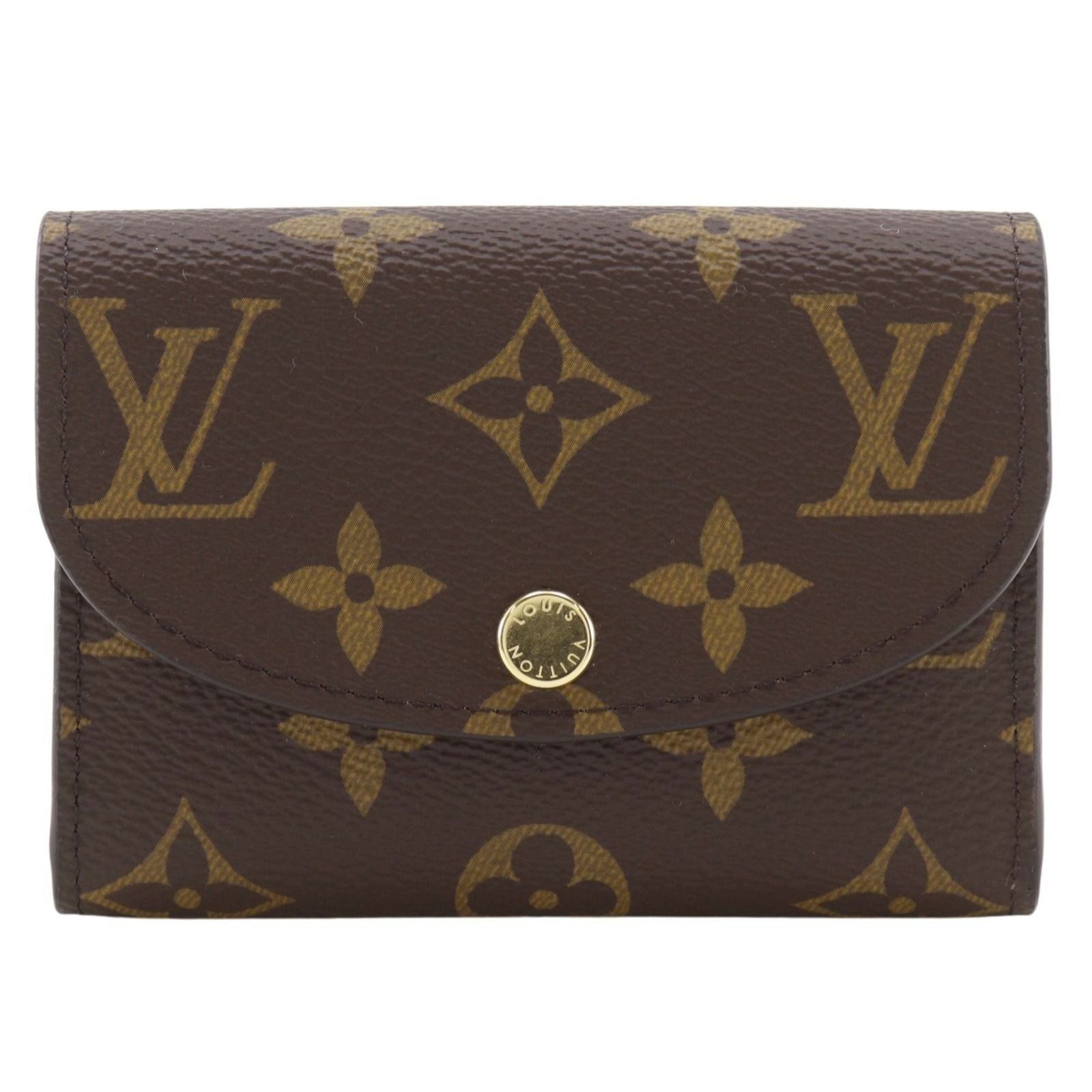 Louis Vuitton Porte-Monnaie Rosalie Monogram Canvas Rose Ballerine Coin Case