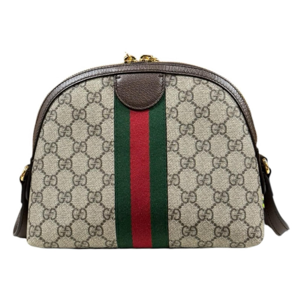 Gucci Ophidia Shoulder Bag GG Supreme Canvas Beige — view 3