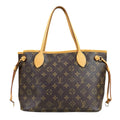 Louis Vuitton Neverfull PM Monogram Tote Canvas Brown