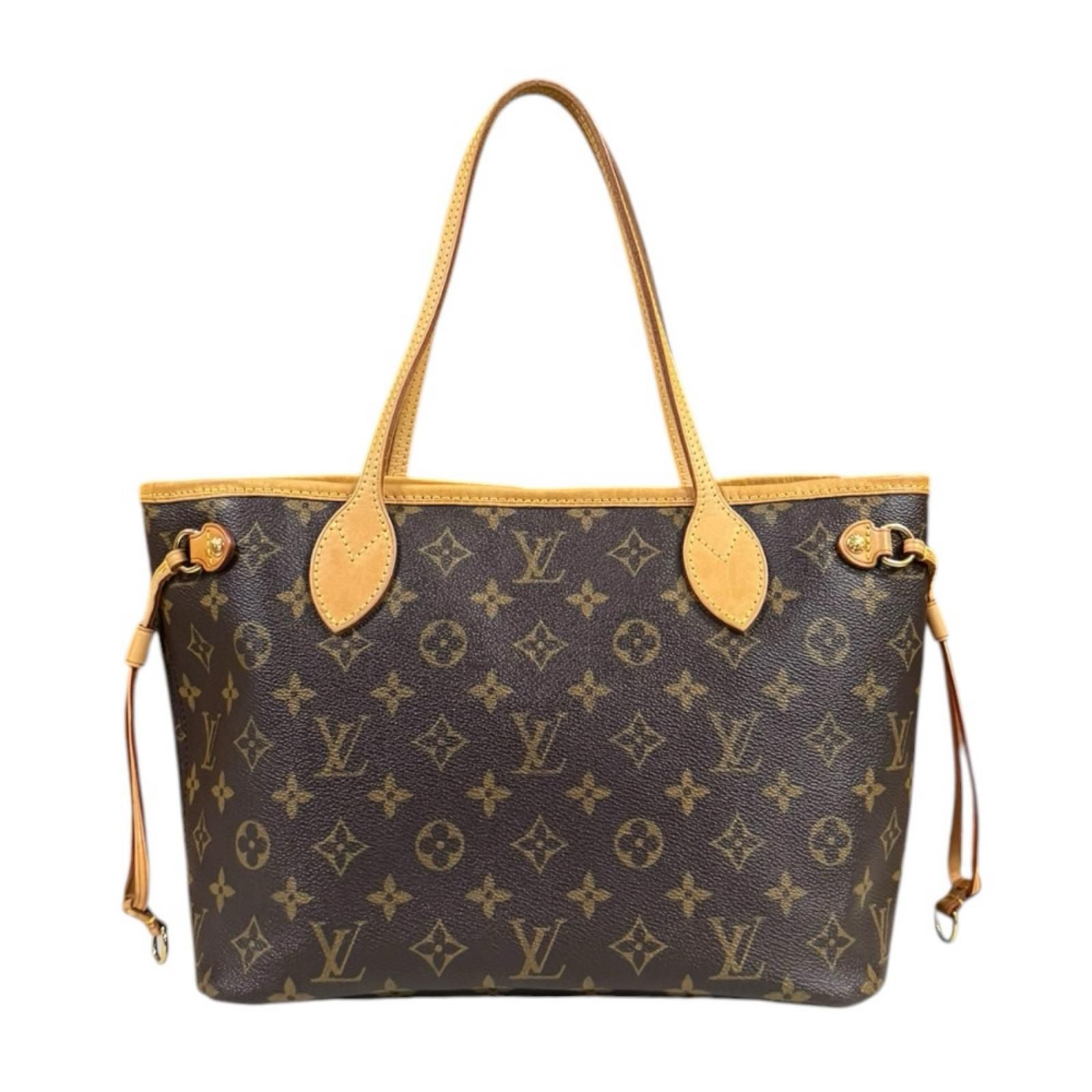 Louis Vuitton Neverfull PM Monogram Tote Canvas Brown — view 3