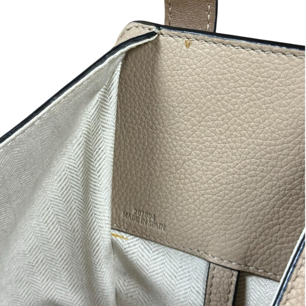 Loewe Hammock Small Shoulder Bag Leather Beige — view 7