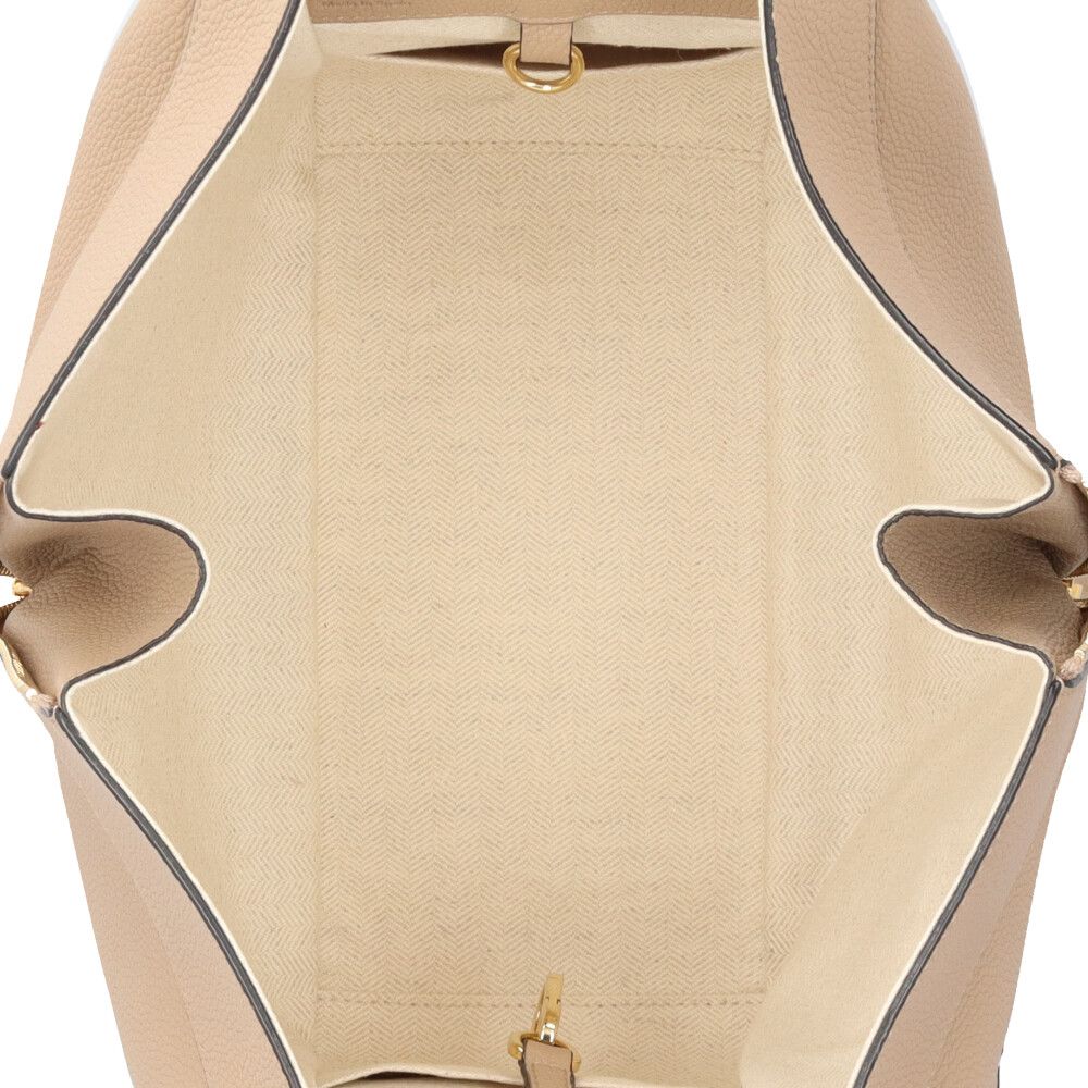 Loewe Hammock Small Shoulder Bag Leather Beige — view 6
