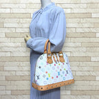 Louis Vuitton Alma PM Monogram Multicolor Handbag White — view 2