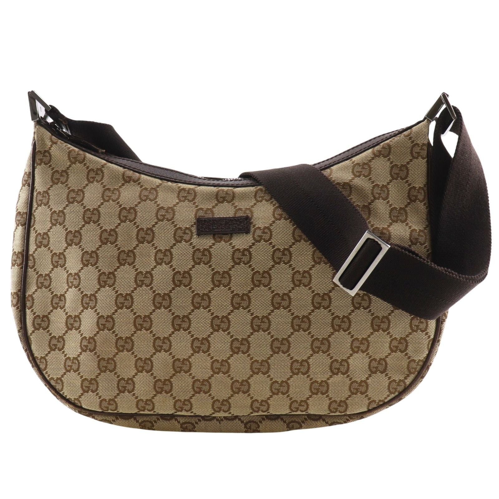 Gucci GG Canvas Brown Shoulder