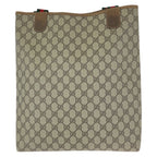 Gucci Vintage Sherry Line Beige GG Supreme Canvas Tote — view 2