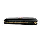 Chanel Fragment Zip Card Case CC Logo Apple Black Pink Gold — view 3
