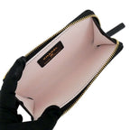 Chanel Fragment Zip Card Case CC Logo Apple Black Pink Gold — view 7