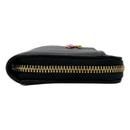 Chanel Fragment Zip Card Case CC Logo Apple Black Pink Gold — view 5