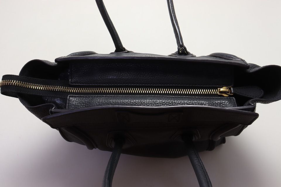 Celine Luggage Leather Handbag — view 8
