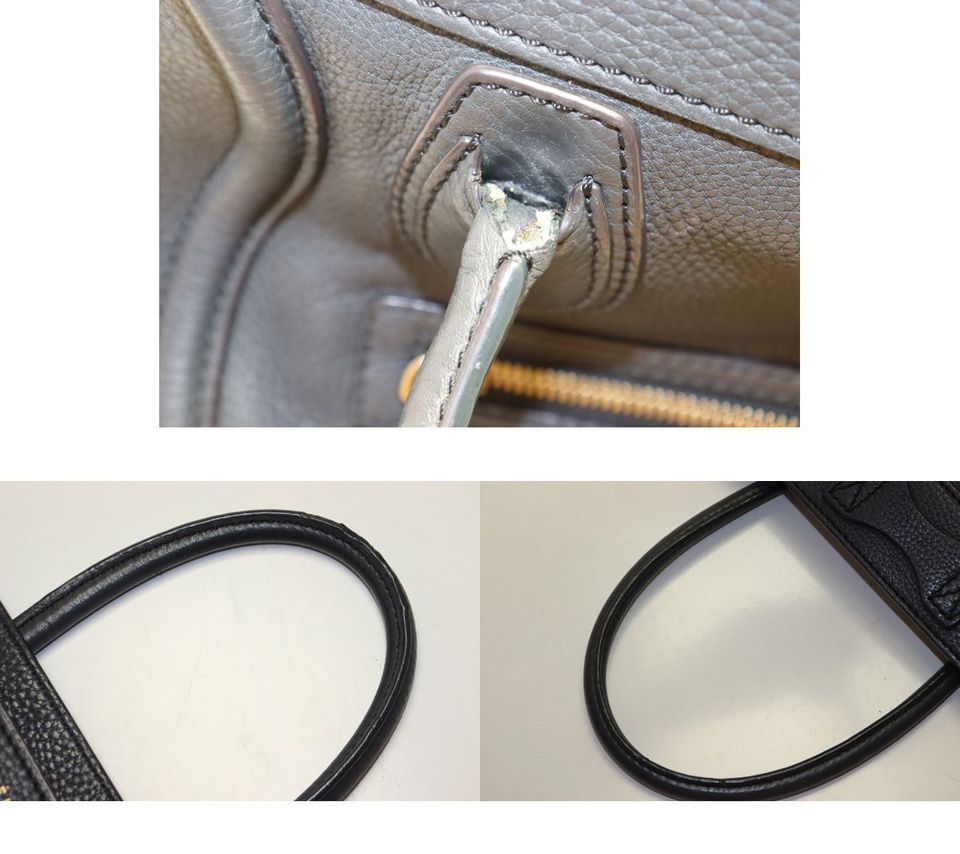 Celine Luggage Leather Handbag — view 7