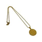 Dior Vintage Coin Motif Logo Pendant Gold — view 6