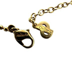 Dior Vintage Coin Motif Logo Pendant Gold — view 3