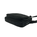 Bottega Veneta Intrecciato Leather Mini Shoulder Bag Pochette Black — view 8