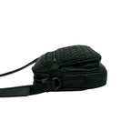 Bottega Veneta Intrecciato Leather Mini Shoulder Bag Pochette Black — view 5