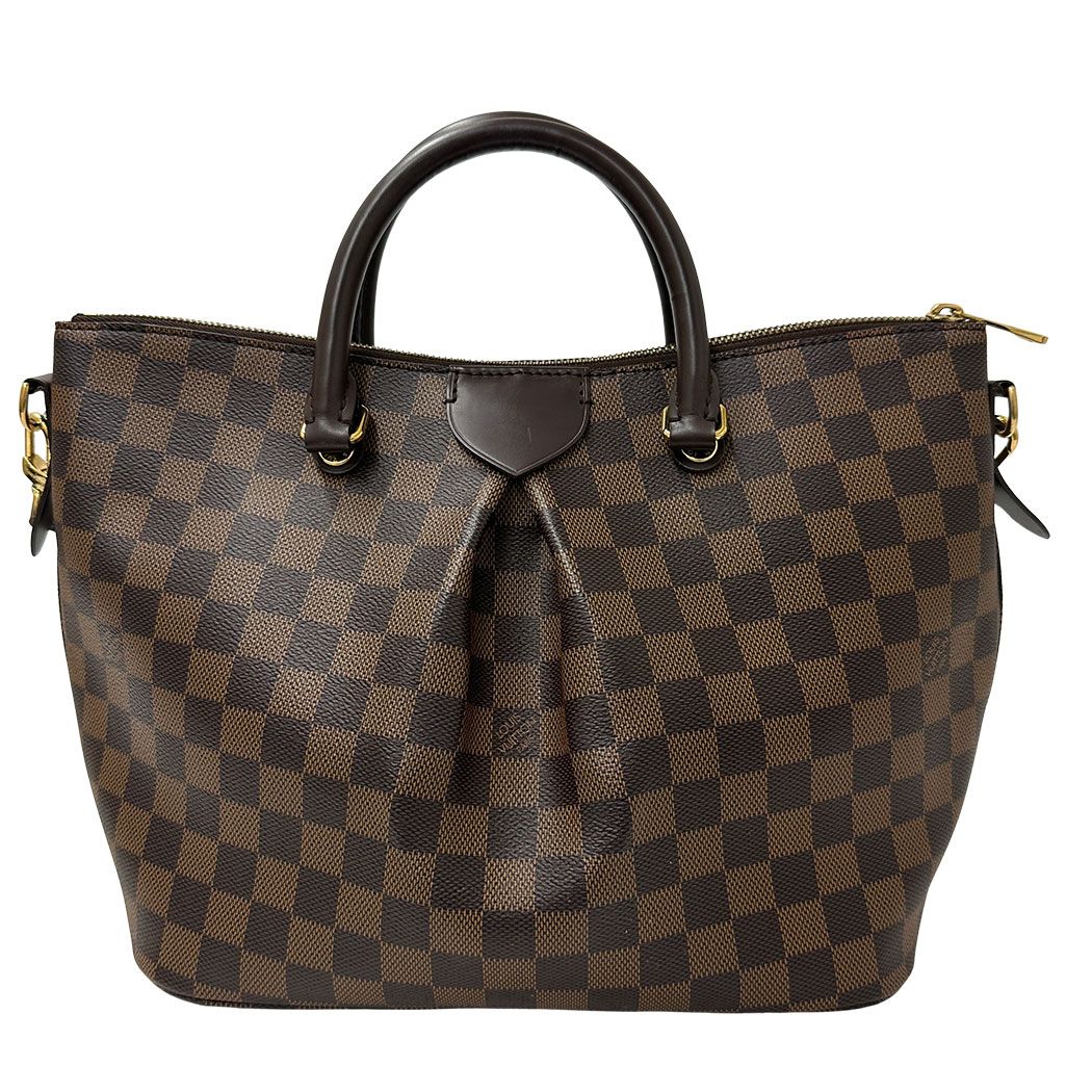 Louis Vuitton 2-Way Shoulder Bag Damier Canvas Sienna PM Brown Handle Going — view 2