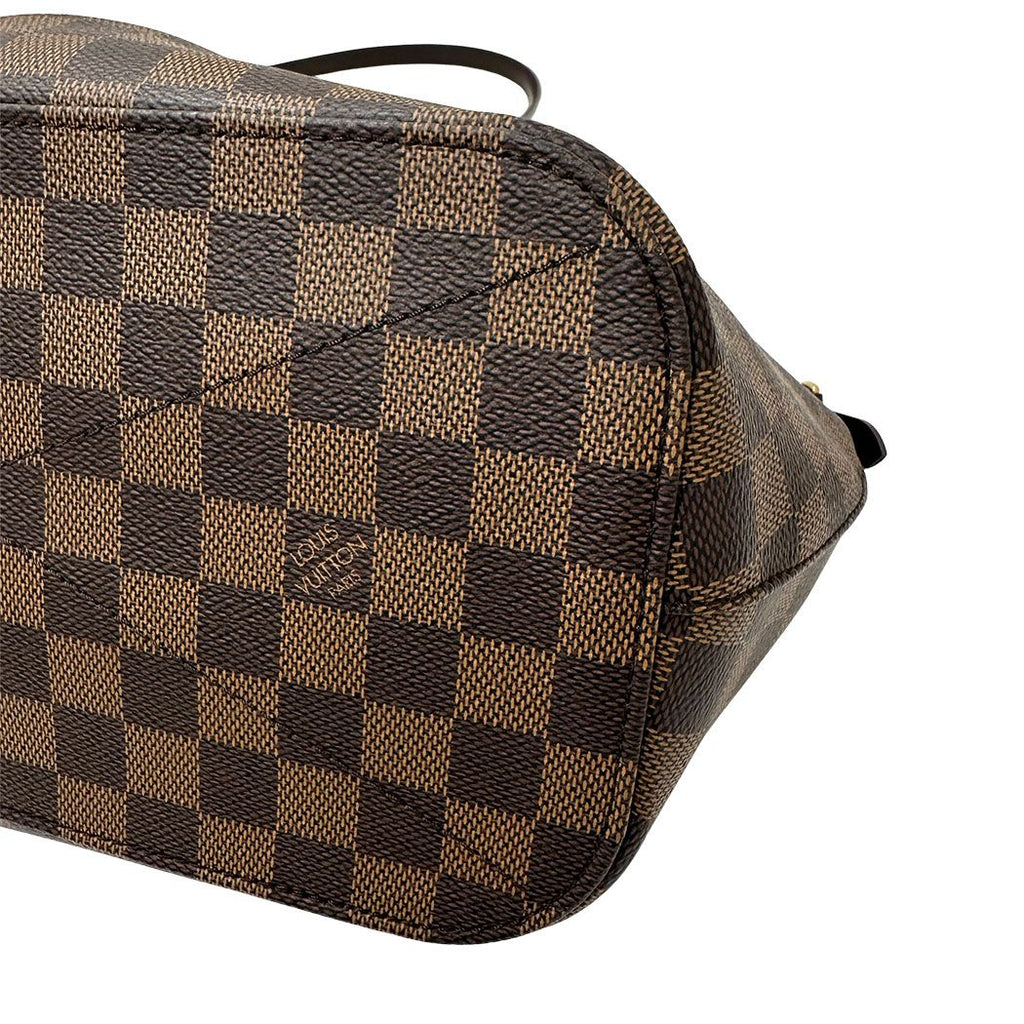 Louis Vuitton 2-Way Shoulder Bag Damier Canvas Sienna PM Brown Handle Going — view 4