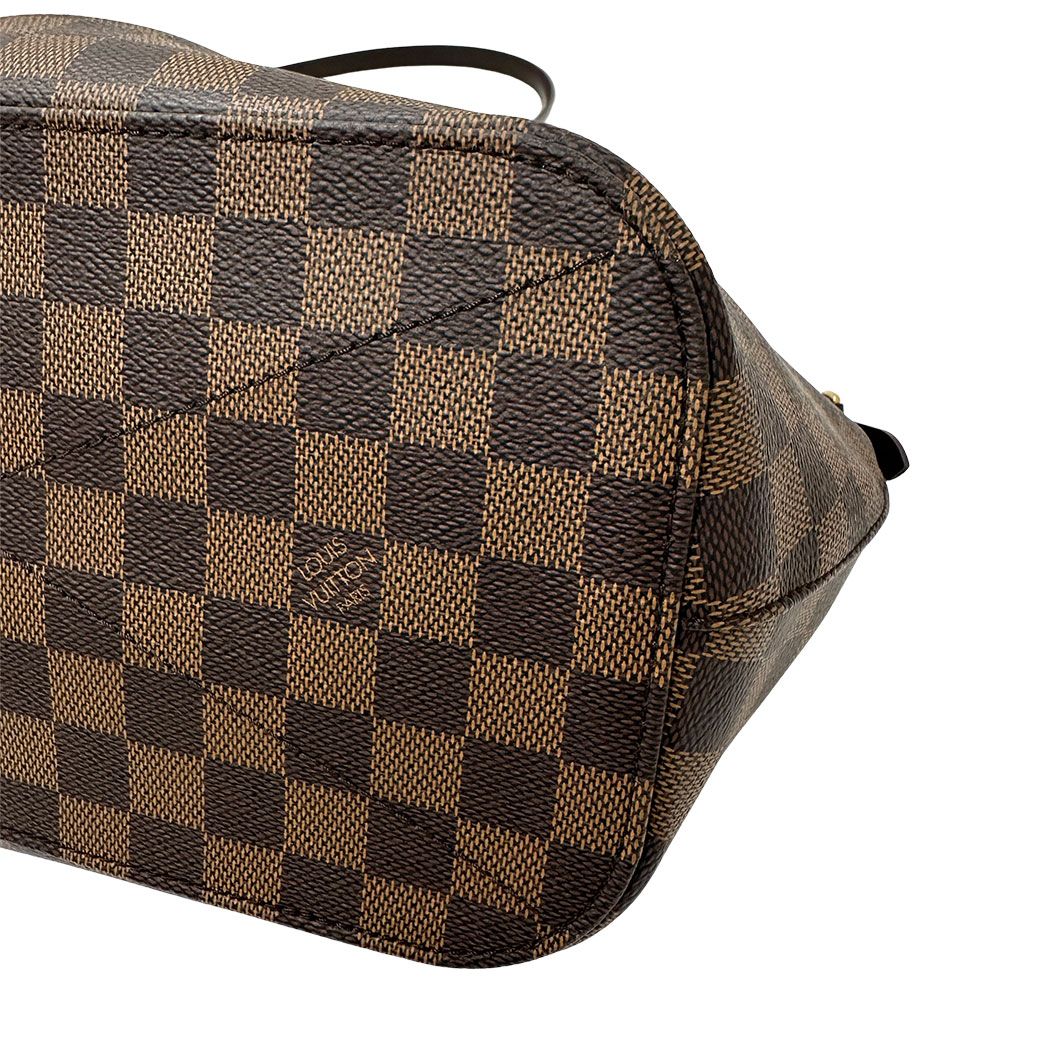 Louis Vuitton 2-Way Shoulder Bag Damier Canvas Sienna PM Brown Handle Going — view 4