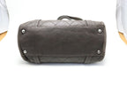 Chanel Quilted Leather Canvas Shoulder — view 3