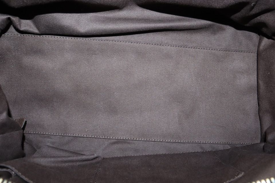 Chanel Quilted Leather Canvas Shoulder — view 6
