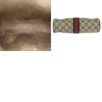 Gucci Vintage Sherry Line Beige Gold GG Supreme Canvas Shoulder — view 9