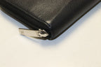 Chanel CC Logo Zip Wallet Caviar Leather — view 5