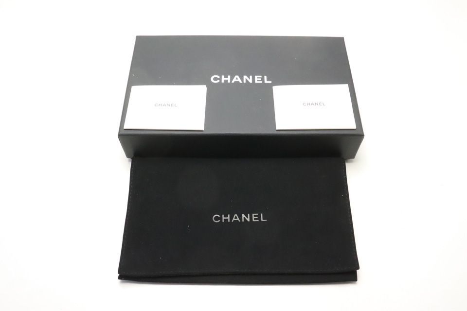 Chanel Camellia Leather Zip Around Wallet — view 6