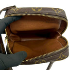 Louis Vuitton Vintage Amazon Monogram Leather Mini Shoulder Bag Pochette Brown — view 9