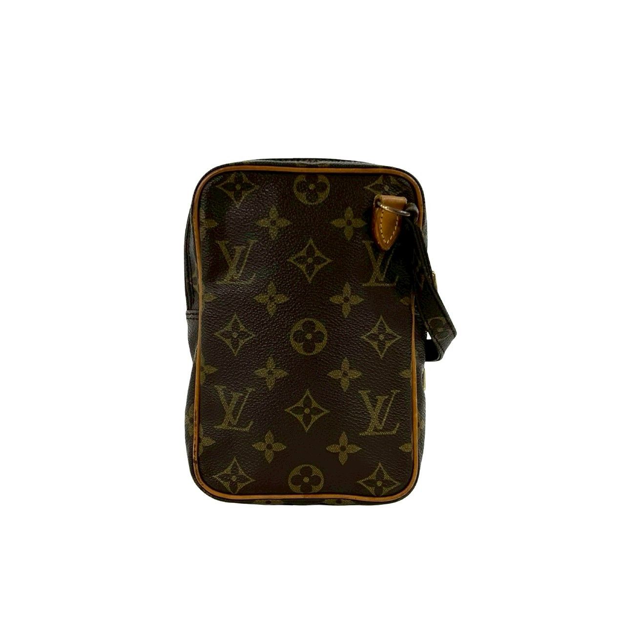 Louis Vuitton Vintage Amazon Monogram Leather Mini Shoulder Bag Pochette Brown — view 3