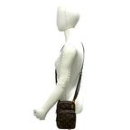 Louis Vuitton Vintage Amazon Monogram Leather Mini Shoulder Bag Pochette Brown — view 2