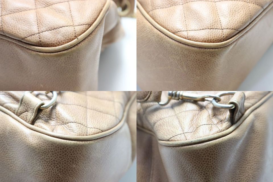 Chanel Quilted Caviar Leather Backpack — view 4