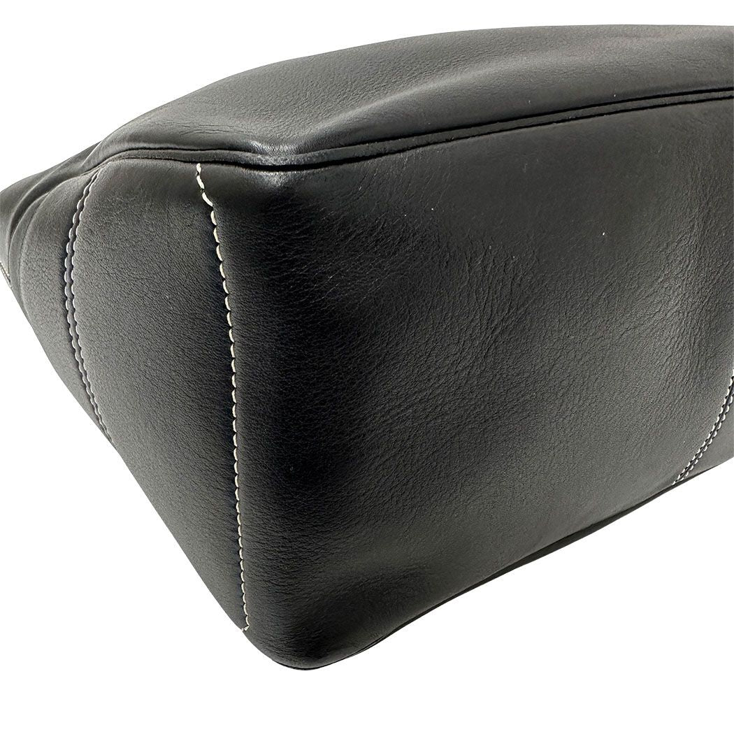 Celine Bag Handbag Leather Boogie Bag Black Handle — view 4