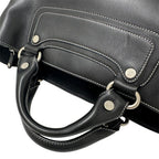 Celine Bag Handbag Leather Boogie Bag Black Handle — view 6