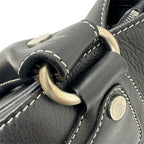Celine Bag Handbag Leather Boogie Bag Black Handle — view 7