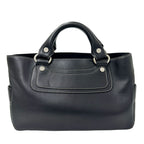 Celine Bag Handbag Leather Boogie Bag Black Handle — view 2