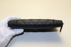 Chanel Quilted Boy Caviar Leather Zip Around Wallet — view 3