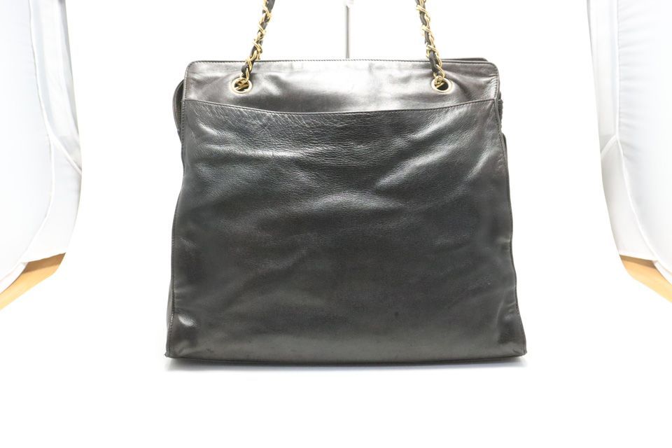 Chanel Jumbo CC Logo Leather Tote — view 2