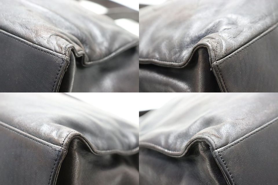 Chanel Jumbo CC Logo Leather Tote — view 4