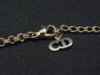 Dior Necklace CD Logo Gold Metal — view 3