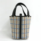 Hermes Picotin Lock PM Couverture Black Ecru Fauve Blue Zanzibar Toile Swift — view 4